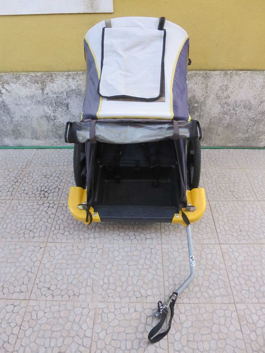 Atrelado de bicicleta para 2 crianças Bellelli roda 20 desmontável