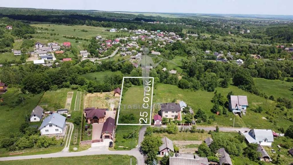 Продається ділянка 25 соток під будівництво. Павлівка. Новобудови. Асфальт. Газ. Світло Ліс - More