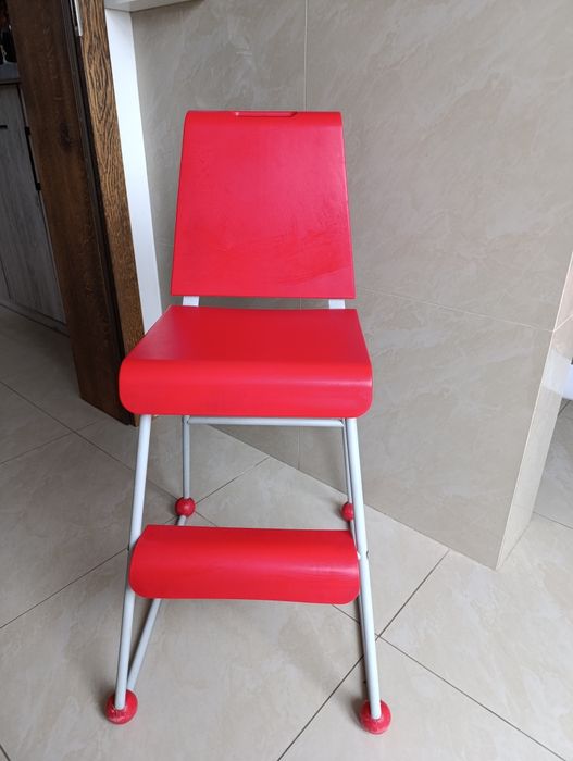 Wysokie krzeselko krzesło do stołu dla dzieci Ikea Gasell
