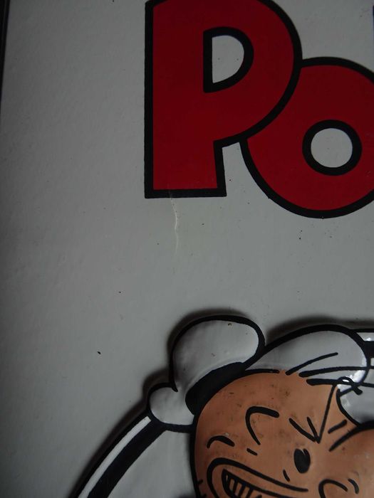Antigo dossier A5 Popeye em relevo