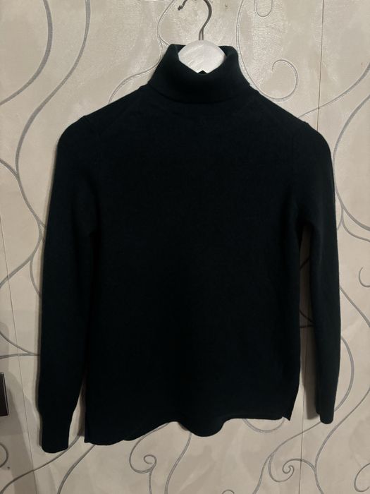 Смарагдовий светр Massimo Dutti вовна кашемір р.XS