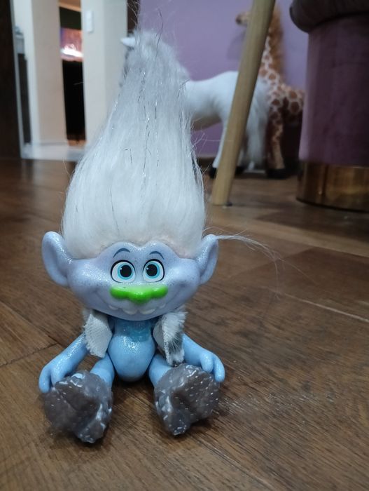 Troll brokatowy zabawka