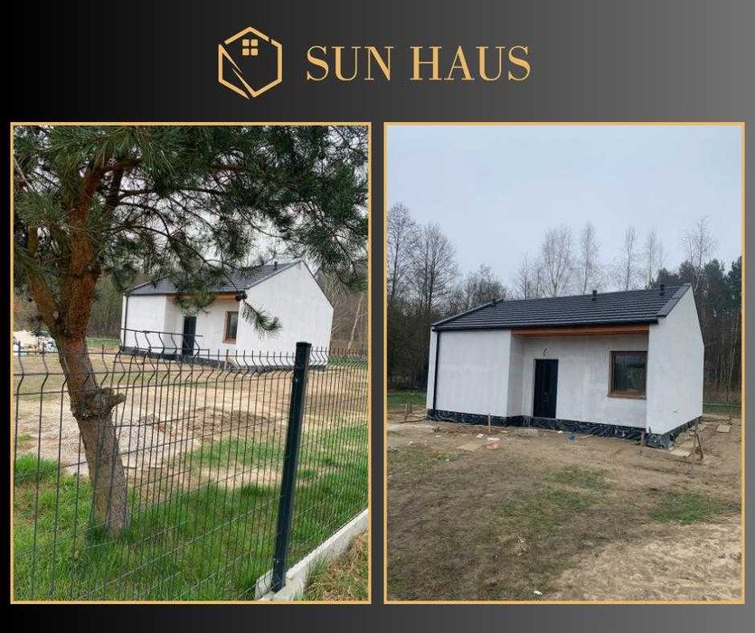 Dom modułowy całoroczny 240000 zł brutto 3 sypialnie + salon