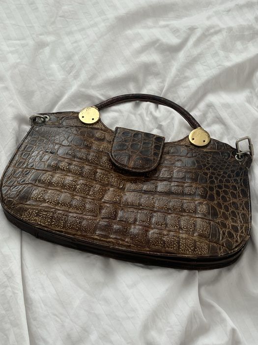 сумка натуральная кожа крокодила винтаж Сумка натуральна шкіра крокод