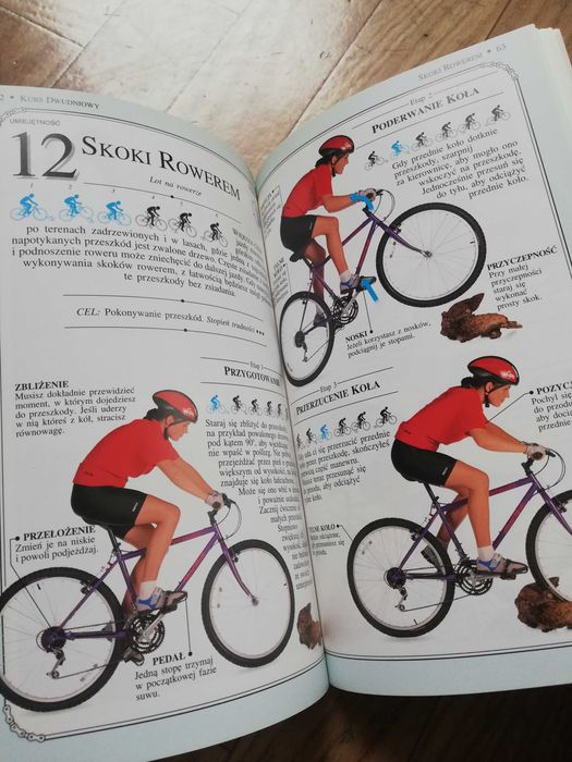 ksiazka: ,,Nauka jazdy na rowerze gorskim"