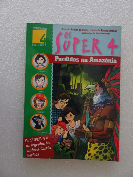 Livro - Os Super 4 perdidos na Amazónia