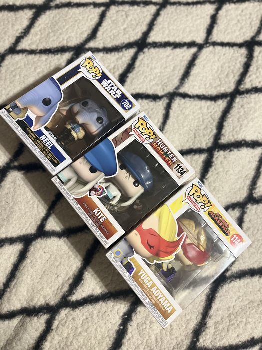 Zestaw 3 Figurek Funko Pop – Star Wars, Hunter x Hunter, MHA