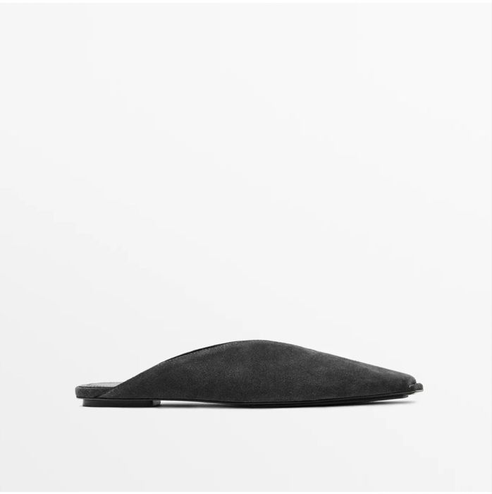 Замшеві мюлі туфлі Massimo Dutti limited edition