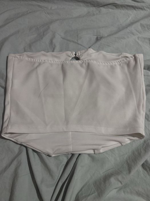 Corset branco bershka