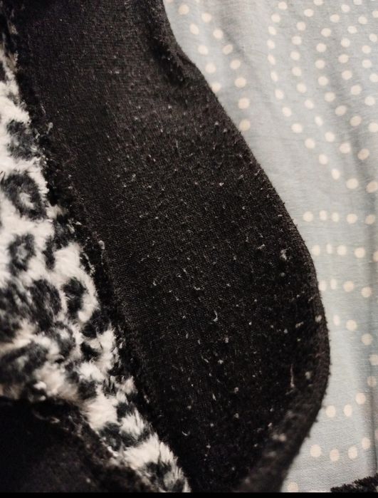 Bluza w panterkę z uszkami