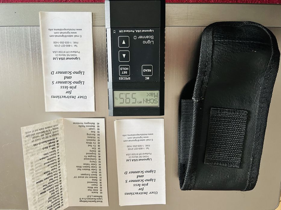 Medidor de humidade para madeiras