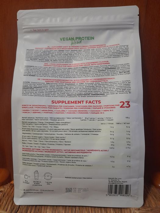 Suplemento desportivo Proteína 700Gr