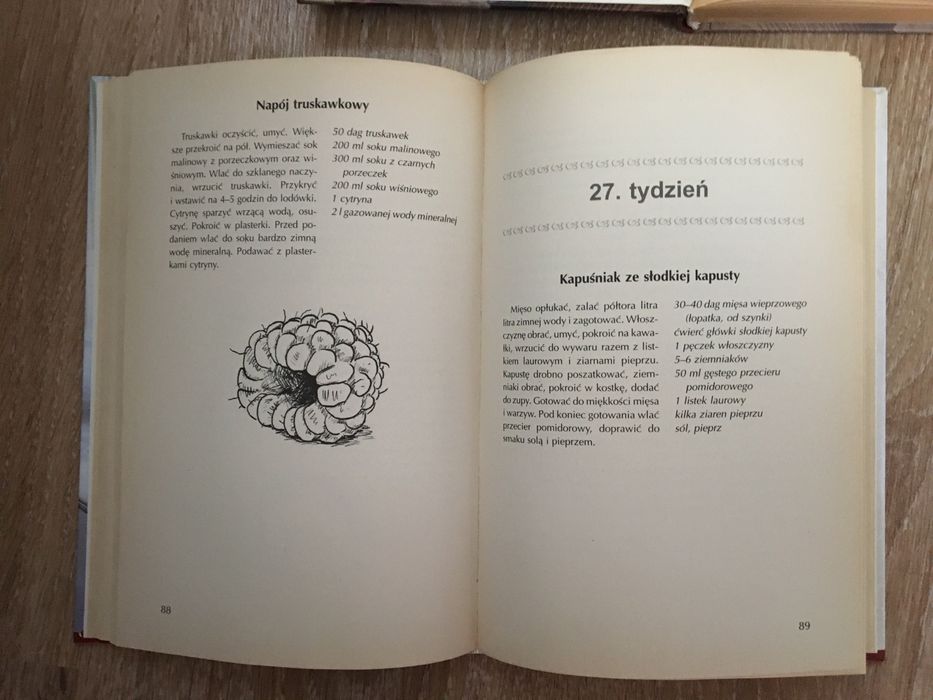 Zeataw ksiazek kucharskich obiad i ciasta