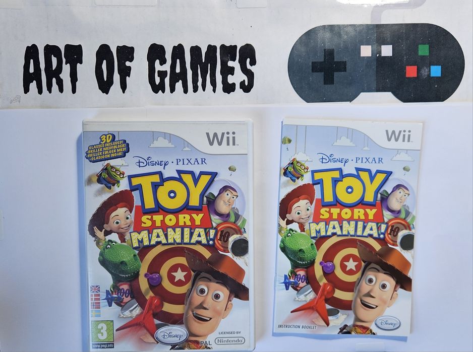 Gra Toy Story Mania Nintendo Wii  Komplet 3xA