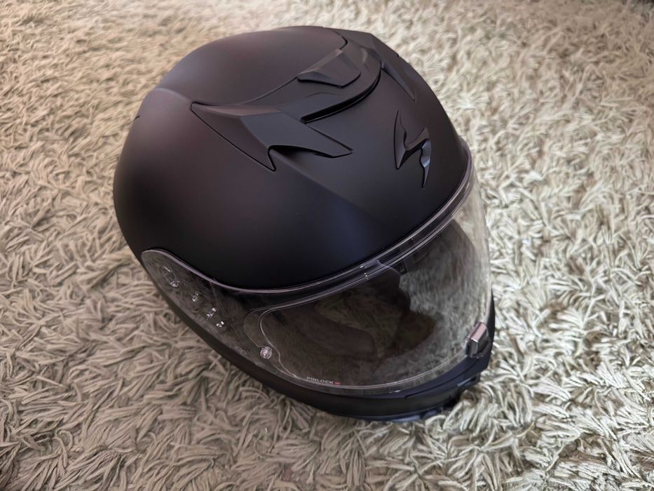 Мотошолом Scorpion Exo-520 Evo Air Matt Black M + Pinlock