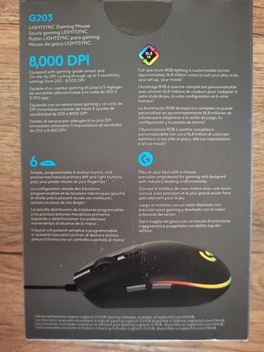 Sprzedam mysz Logitech G203