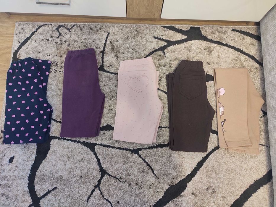 getry/legginsy lekko ocieplane dla dziewczynki