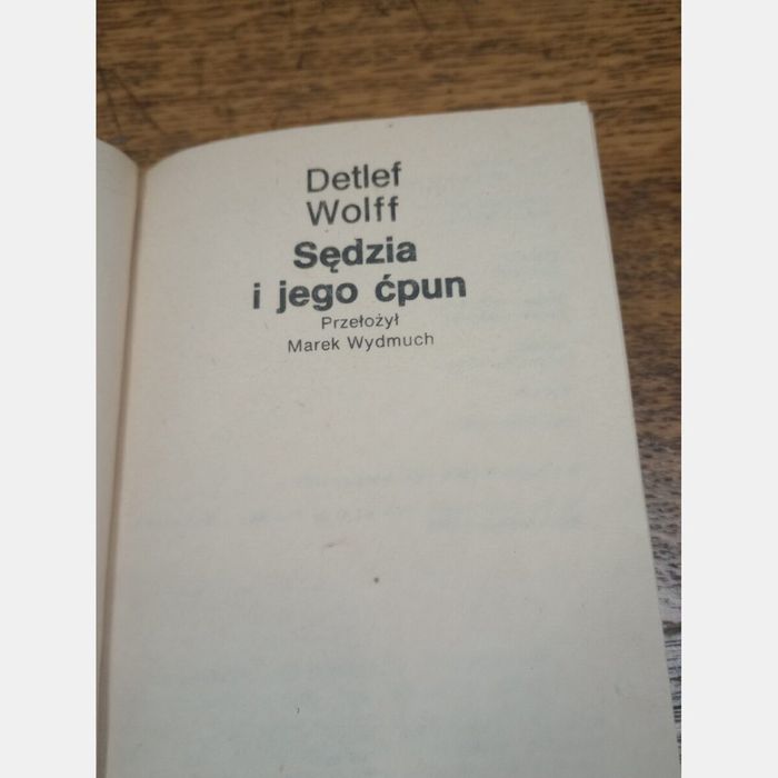 Sędzia i jego ćpun. Detlef Wolff