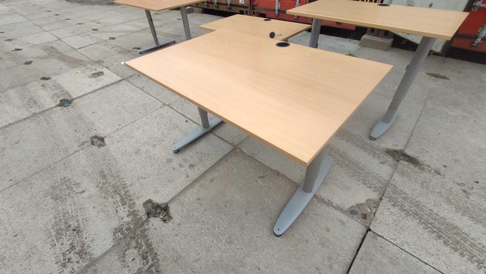 Biurko 100x60 biurka buk KINNARPS regulowana wysokość manualnie
