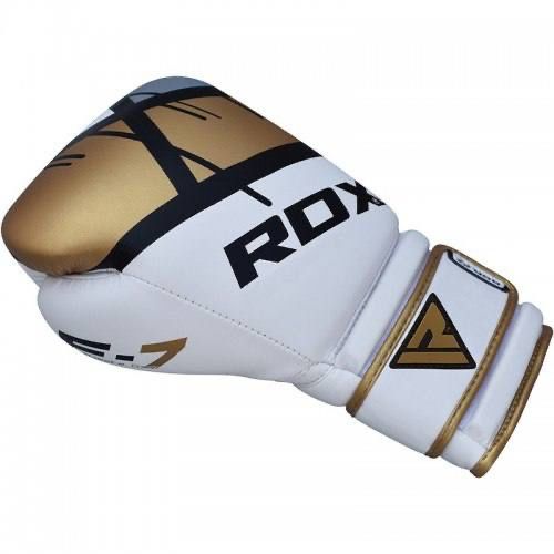 Боксерские перчатки RDX Rex Leather Gold 12 ун