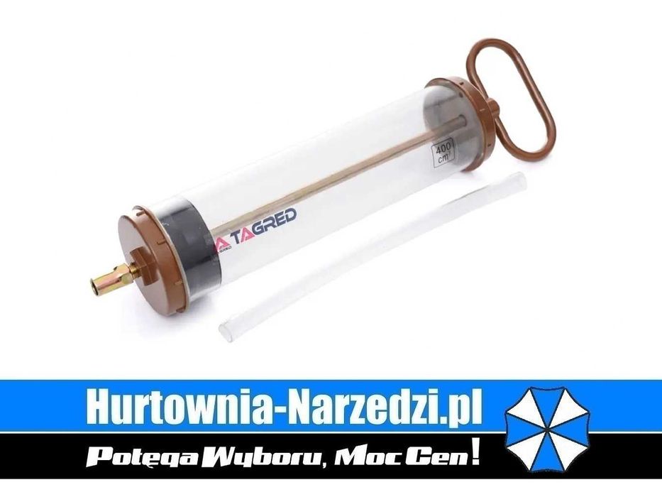 Odsysarka-strzykawka do oleju 400 ml + wężyk