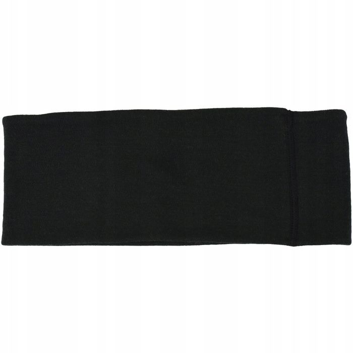 Opaska na głowę z wełny merino Buff Merino Wide Headband Solid Black