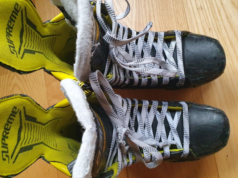 Bauer Supreme M4 5 fit 2 38.5 wkladka 243mm ls+ carbon lyzwy hokejowe