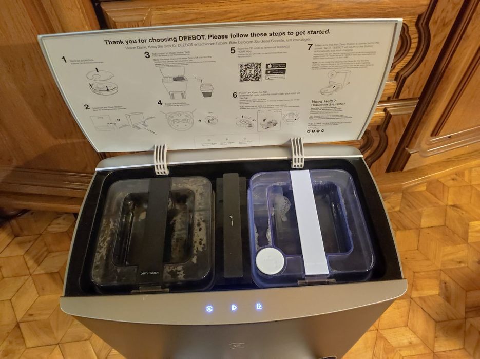 Robot Sprzątający ECOVACS X1 TURBO Odkurzanie Mopowanie Suszenie AIVI