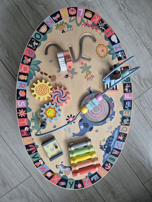 Tablica stolik manipulacyjny drewniany Mamabrum