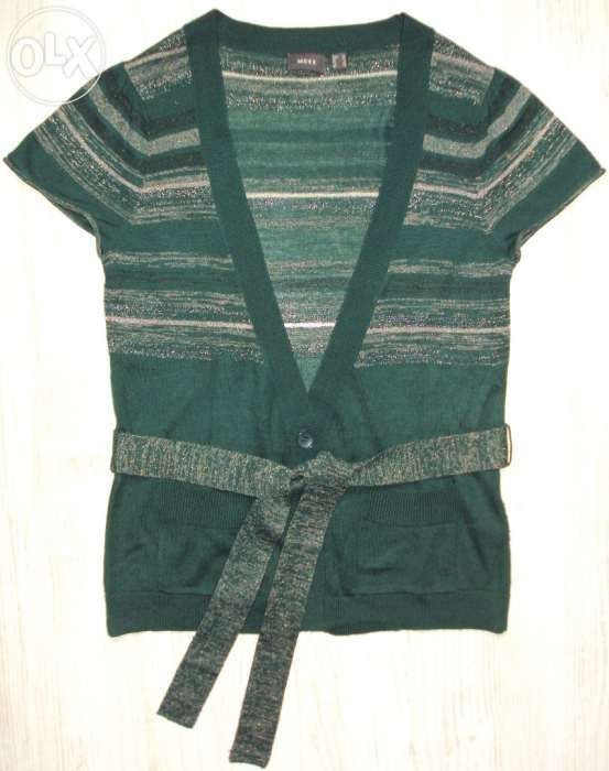 Sweterek Mexx XS/34-36 zielony na top, bluzkę, golf praca/biuro