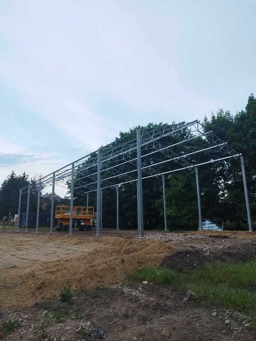 Konstrukcja stalowa 8x13 ocynkowana magazyn hala wiata garaż warsztat