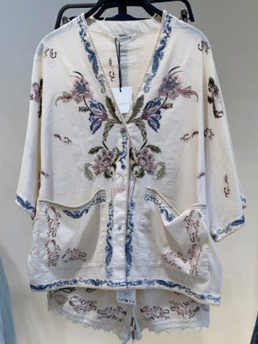 Komplet Zara boho wiral haft