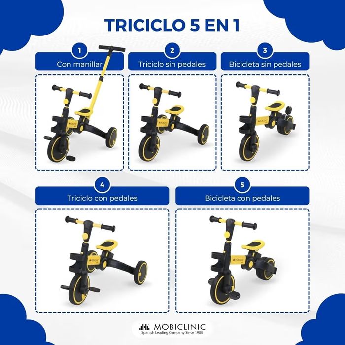 Triciclo Mobiclinic 5 em 1