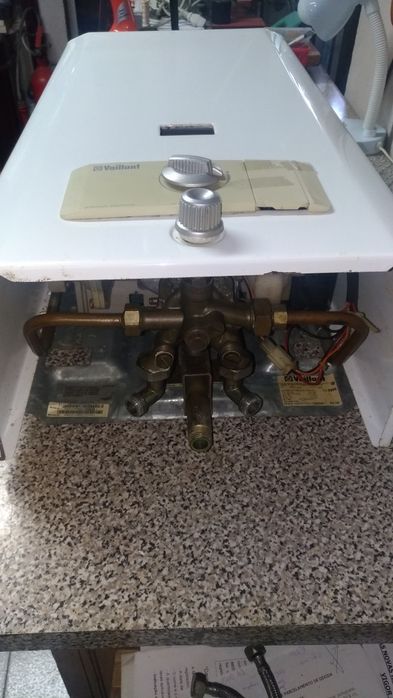 Esquentador  Vulcano com chama piloto