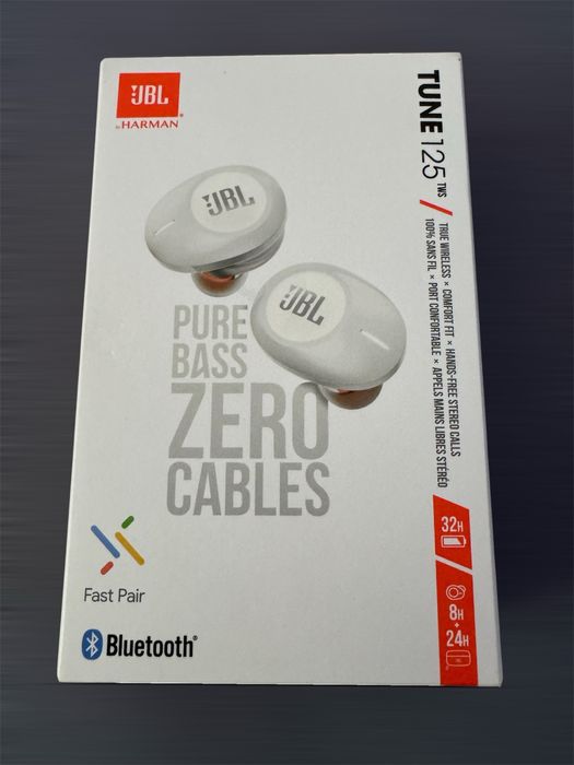 Nowe Słuchawki bezprzewodowe JBL tune 125 tws