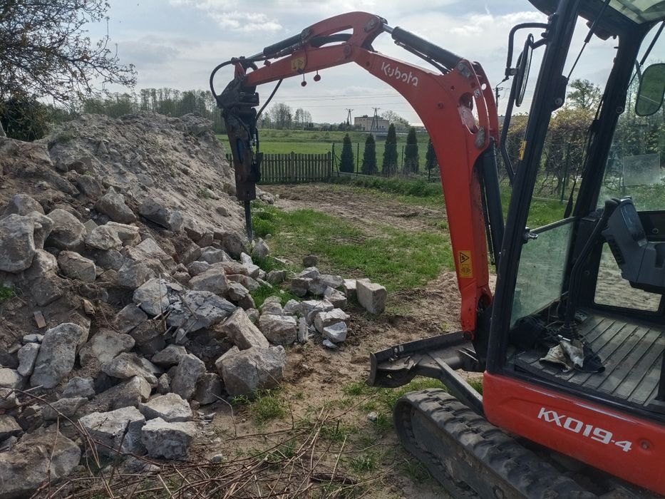 Usługi ziemne minikoparka ,miniładowarkami