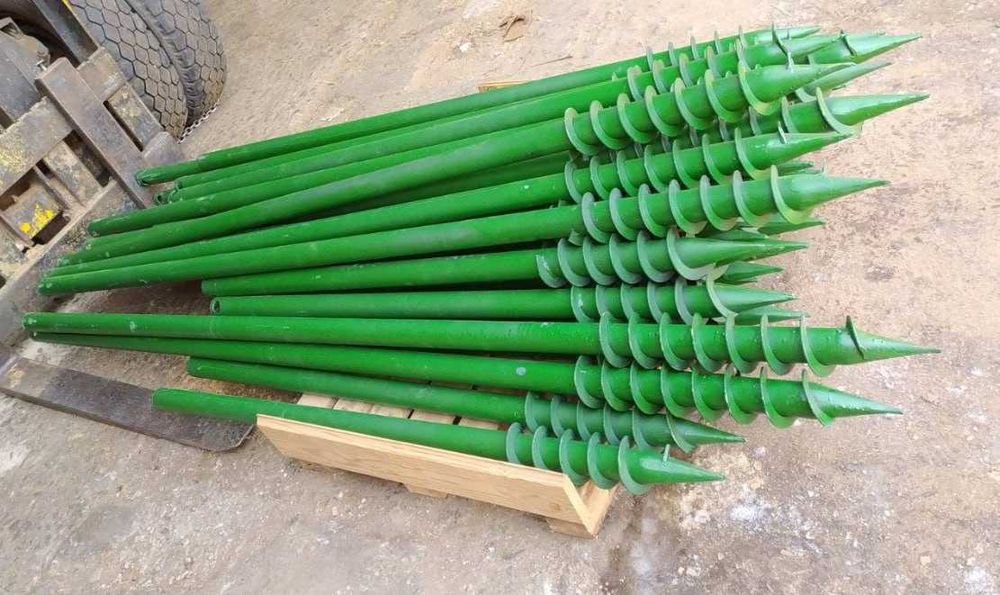 Винтовые сваи. Геошурупы. Многовитковые сваи.Палі Свая монтаж