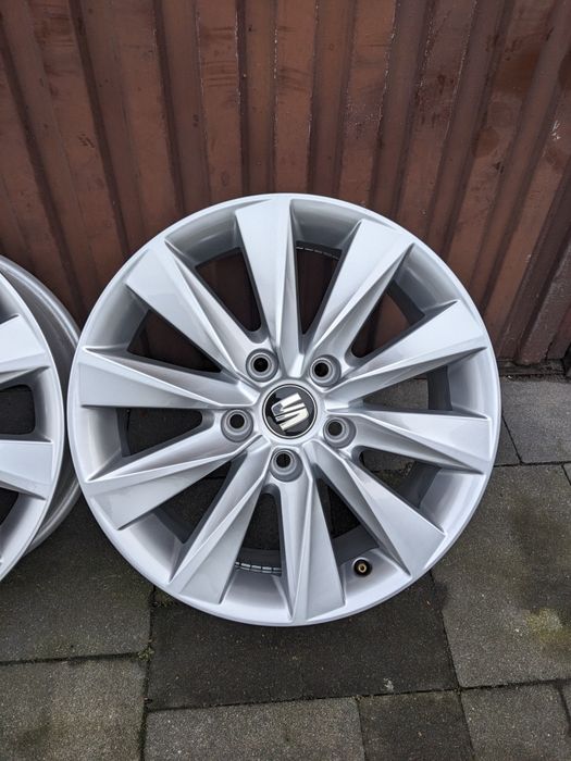 NOWE Oryginalne Alufelgi Seat 5x112 Ateca Leon Skoda Vw 6Jx16 ET43 575