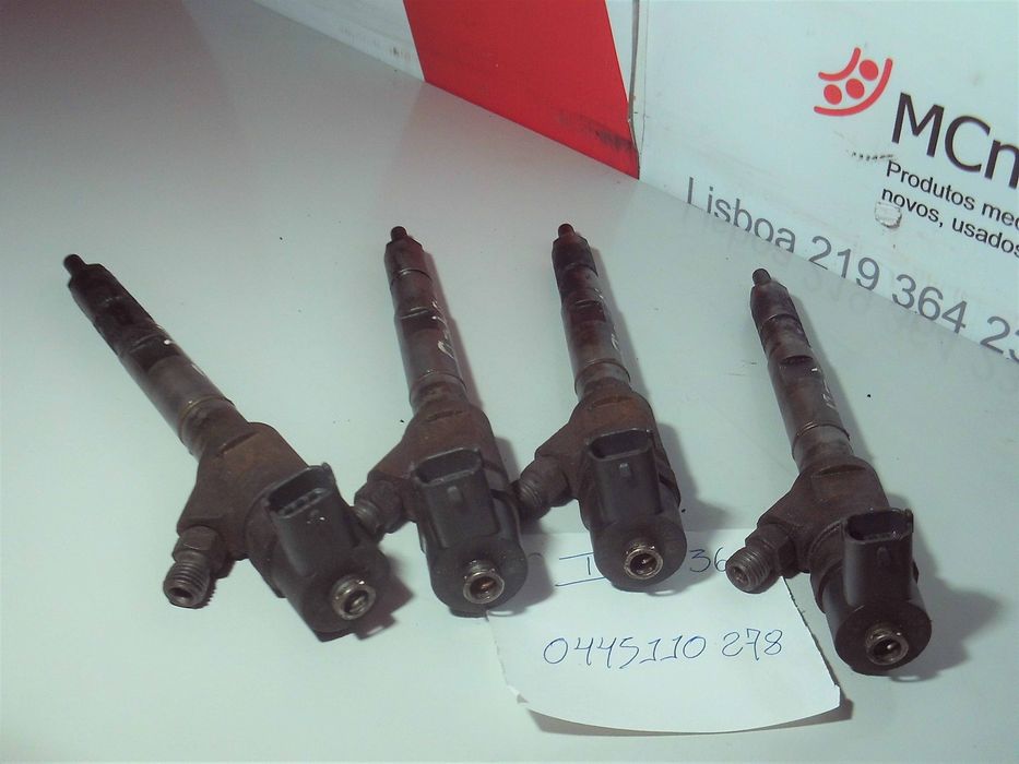 Injector Usado Ref. 0445110278 - Hyundai/Kia - 2.5Crd H1/Sorento |