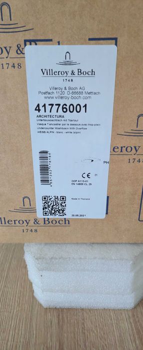 Villeroy & Boch Architectura Umywalka podblatowa 54x34 cm