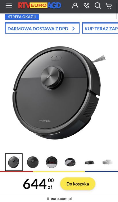 Robot sprzątający Roborock Q7 M5 – Czarny | Nowy, nieotwierany