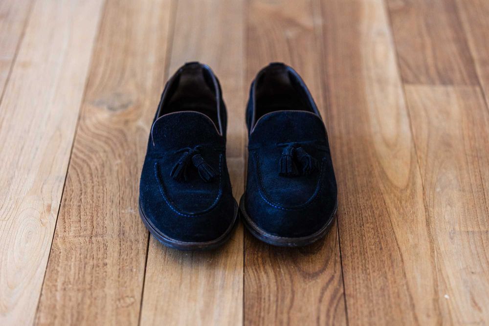 Mocassim Azul Massimo Dutti