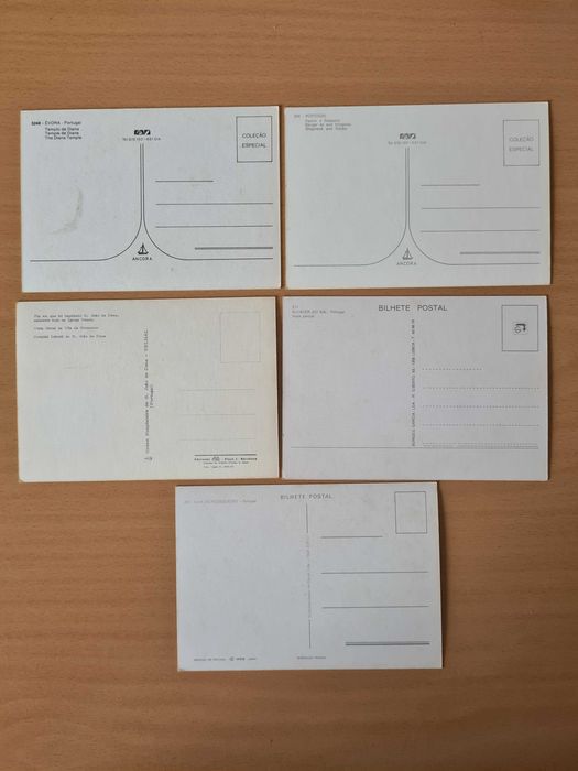 5 postais ilustrados do Alentejo