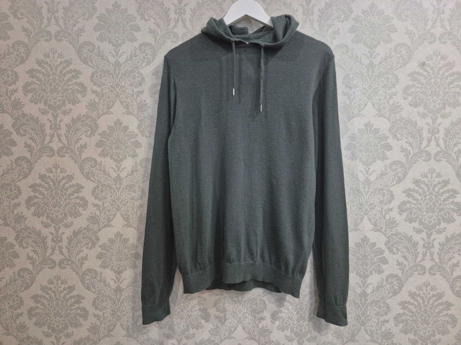 Кофта худі REISS Holland Merino Wool Hoodie