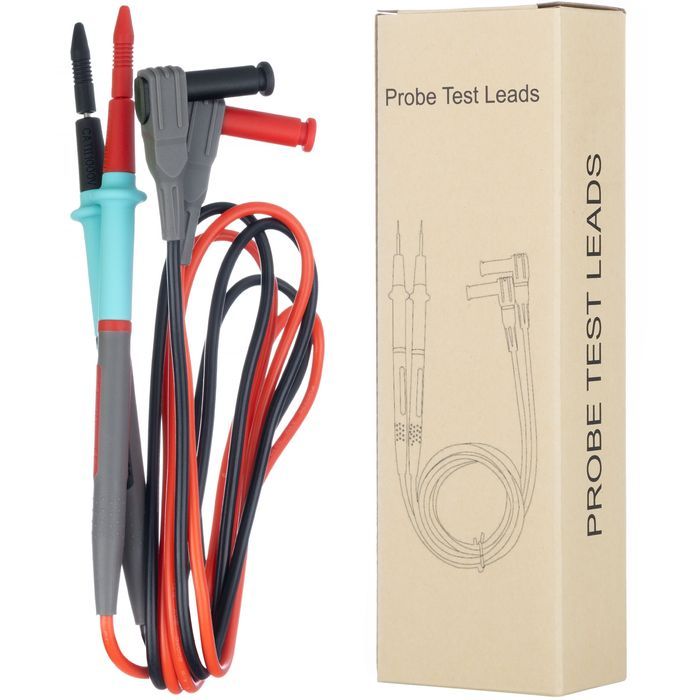 Przewody Pomiarowe do Multimetru | 1000V/20A, 103cm, Silikon