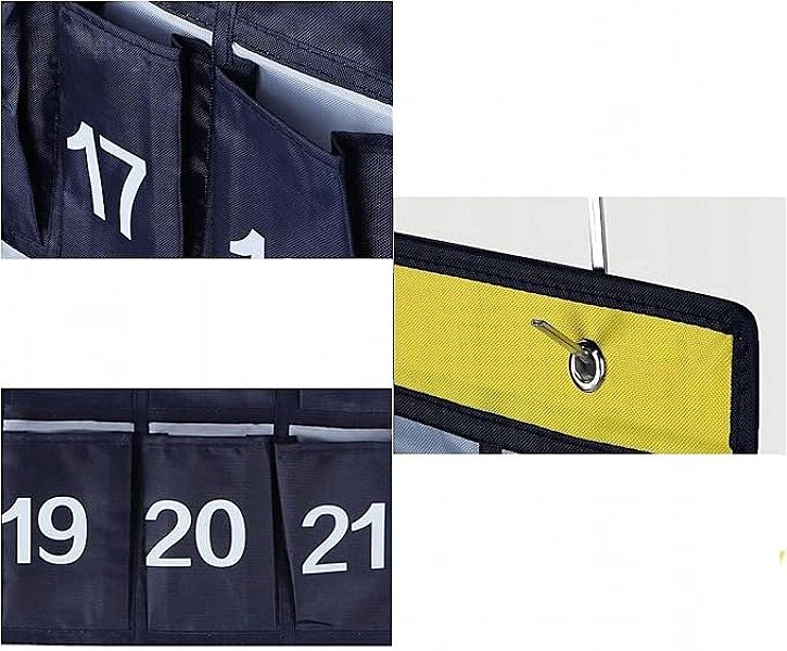 Organizer na Smartfony Telefony - Kieszonki Przechowywania do Szkoły B