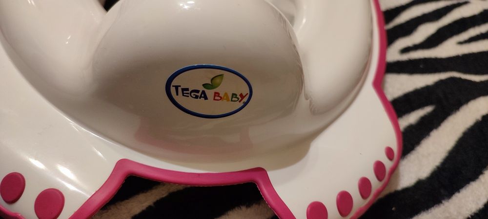 Дитяча накладка на унітаз антиковзка TEGA принцеса біла