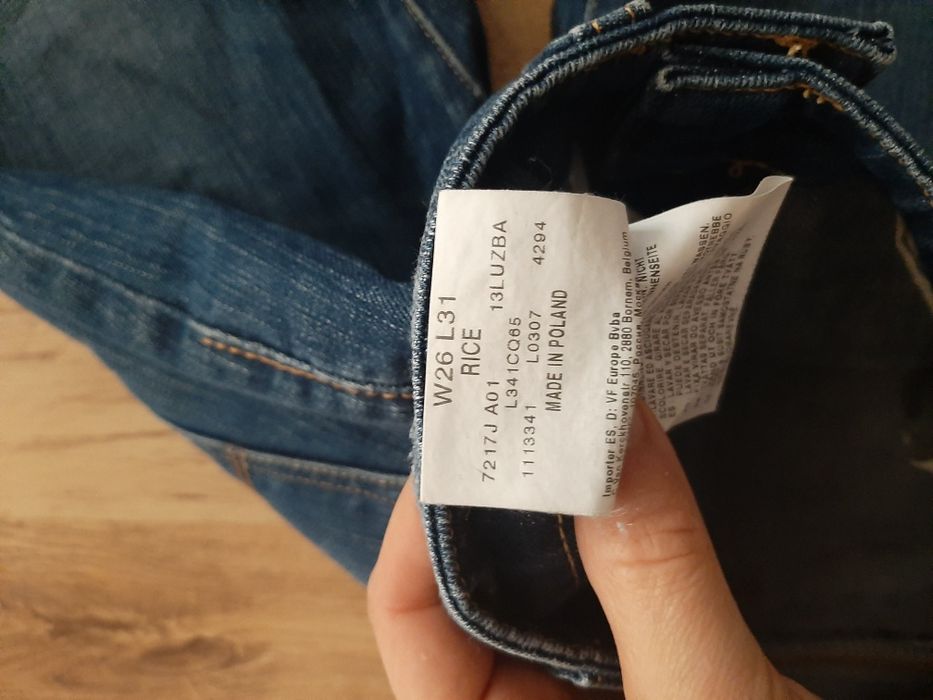 Spodnie jeans LEE rice w 26 l 31