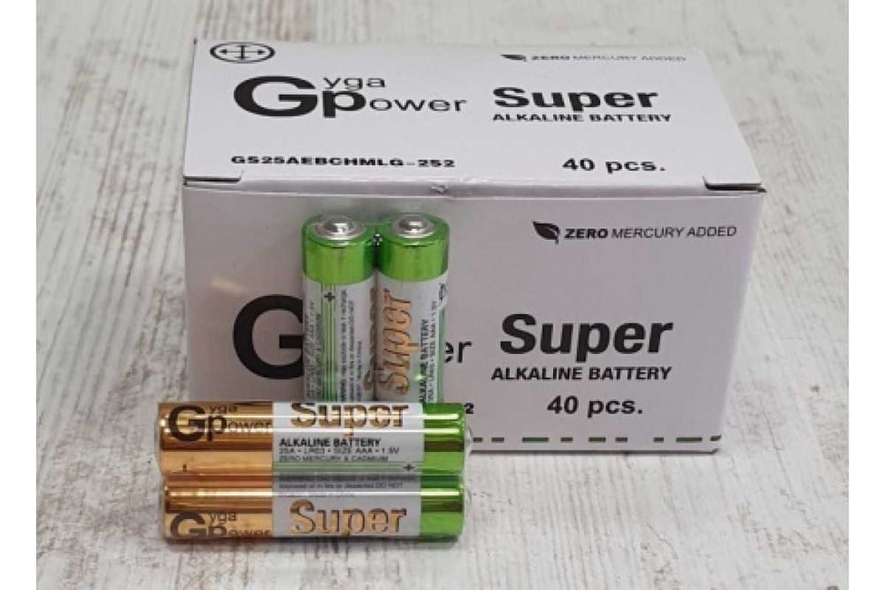 80 ШТ по 7.5 грн - Батарейка лужна GP Super Alkaline