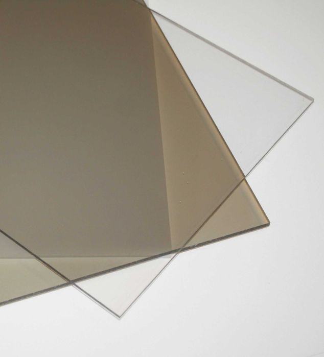 Poliwęglan lity bezbarwny, dymiony, grafitowy, mleczny/opal 4-8mm